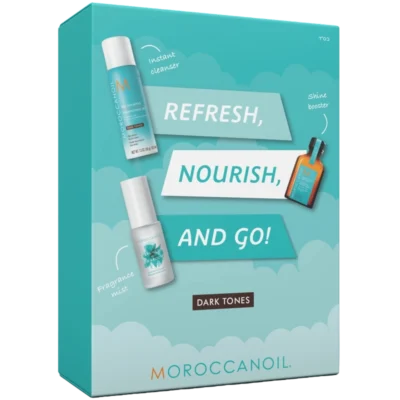Moroccanoil Refresh, Nourish & Go Kit - Dark (Limited Edition)
