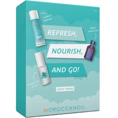 Moroccanoil Refresh, Nourish & Go Kit - Light (Limited Edition)