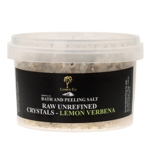 Salt til scrub - Lemon Verbena - arganolie