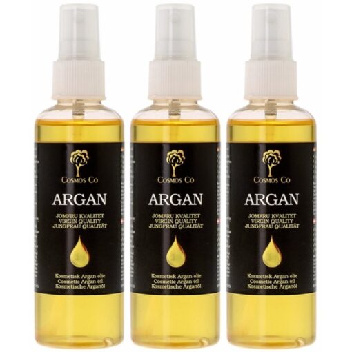 3 x Cosmos Co Argan Oil 100 ml