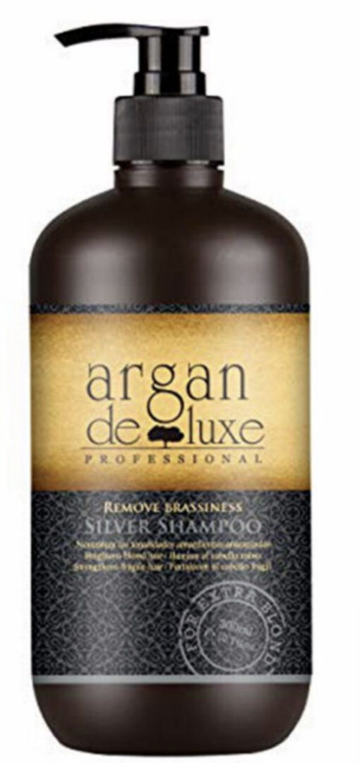 Argan de luxe professional remove brassiness silver shampoo 300ml